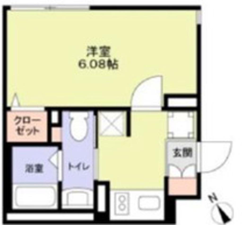 ザレジデンス市谷台町(1K/3階)の間取り写真
