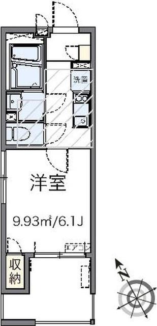 レオネクストNYT(1K/2階)の間取り写真