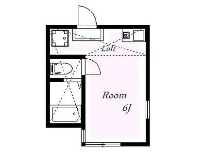 ユナイト桜本マーキュリーストリート(ワンルーム/2階)の間取り写真
