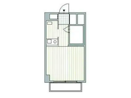 クリオ鶴ヶ峰壱番館(1K/1階)の間取り写真