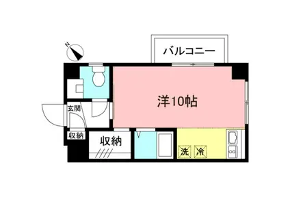 MYプラザ(ワンルーム/3階)の間取り写真