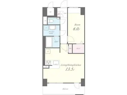 LA MAISON DE CLOCHETTE(1LDK/7階)の間取り写真