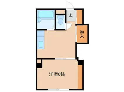 メゾン塚口(1DK/3階)の間取り写真