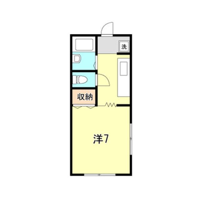 ジョイフル前田(1K/3階)の間取り写真