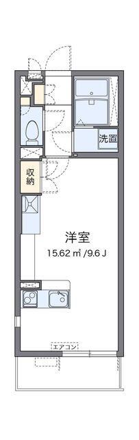 ミランダシンコーポ北与野(ワンルーム/1階)の間取り写真