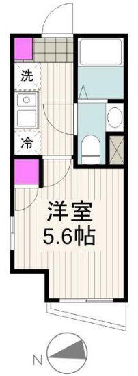 MITIA TERRACE 三郷中央(1K/3階)の間取り写真