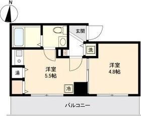 アーバンフラッツ新栄(1DK/14階)の間取り写真