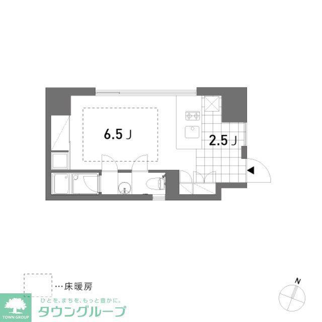 RIOILHA(ワンルーム/10階)の間取り写真