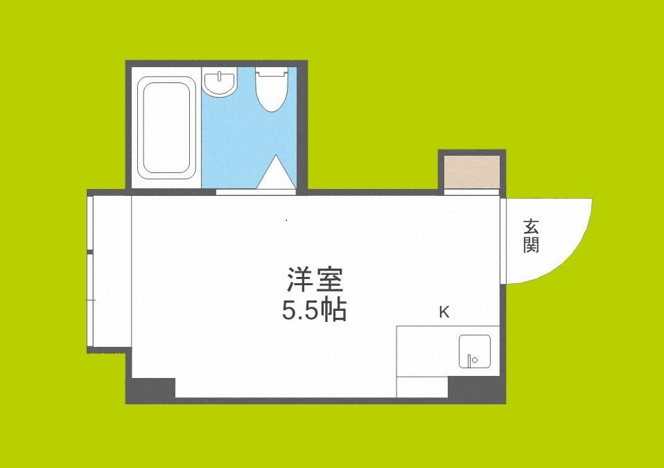 ジオナ本田(ワンルーム/7階)の間取り写真