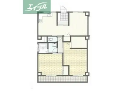 矢吹マンション(2LDK/3階)の間取り写真