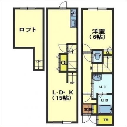 ARCHI(1LDK/1階)の間取り写真