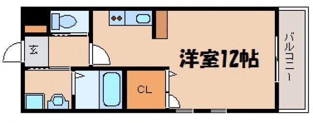 メゾン中野駅前(ワンルーム/3階)の間取り写真