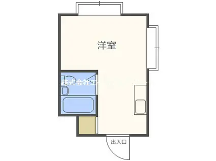 昭和グランドハイツ花園(ワンルーム/1階)の間取り写真