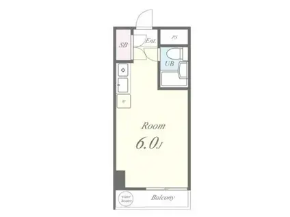 セジュール田町(ワンルーム/3階)の間取り写真