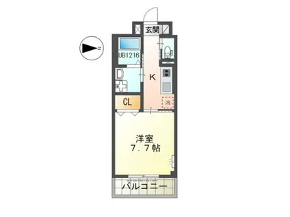 GR御器所(1K/3階)の間取り写真