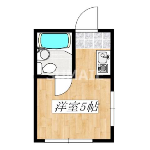 三友ビル(ワンルーム/2階)の間取り写真