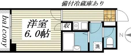 秋葉原アークビル(1K/8階)の間取り写真