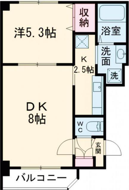 AVANT・GARDEII(1LDK/4階)の間取り写真