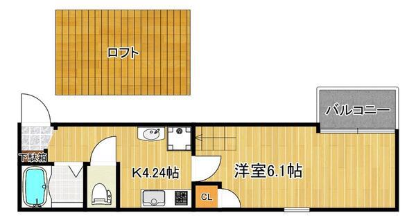 PRIVIA亀有(1K/3階)の間取り写真