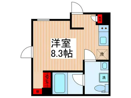 REVE RESIDENCE南行徳II(ワンルーム/2階)の間取り写真
