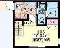 アンチョビ(1K/1階)の間取り写真