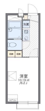 レオパレスヴァイオラ(1K/2階)の間取り写真