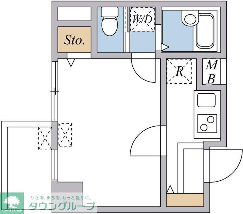 BELLEVIAGE SHINJUKU(1K/2階)の間取り写真