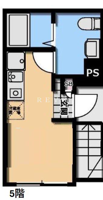 KI-FLAT 山吹町(ワンルーム/5階)の間取り写真