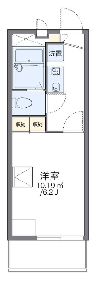 レオパレスアイビーハウス(1K/3階)の間取り写真