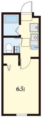CASA LUXE 北千住(1K/3階)の間取り写真
