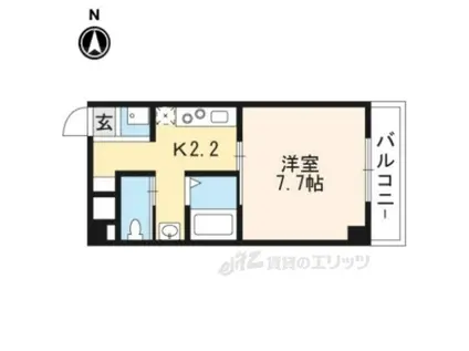 SAIレジデンス(1K/3階)の間取り写真