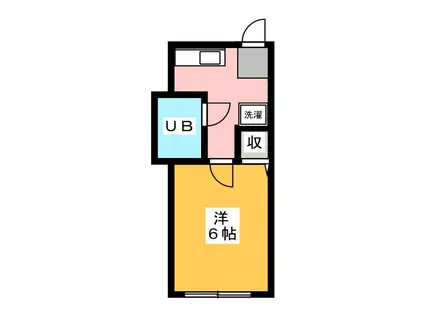アップヒルズ(1K/3階)の間取り写真