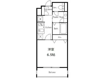マンションロードウェイ(1K/3階)の間取り写真