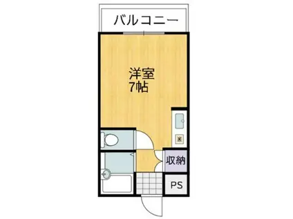 プレアール姫路北平野(1K/3階)の間取り写真
