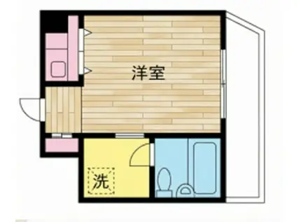 朝日プラザ夕陽丘III(ワンルーム/6階)の間取り写真