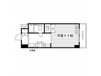 リバー高津(ワンルーム/3階)の間取り写真
