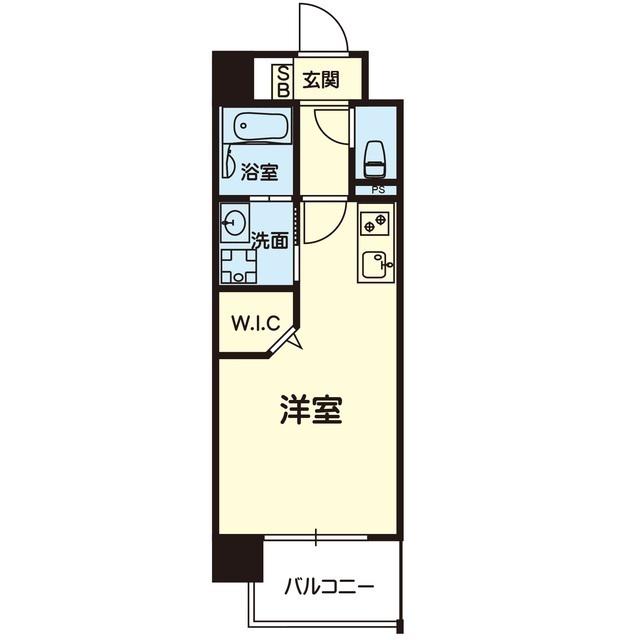 LALALA本山(ワンルーム/5階)の間取り写真