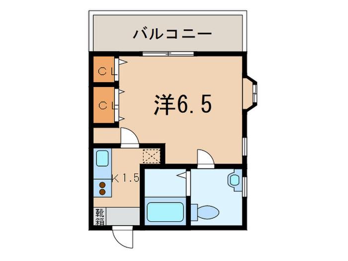 RIHO御影(1K/1階)の間取り写真