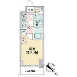 アステリ鶴舞テーセラ(1K/3階)の間取り写真