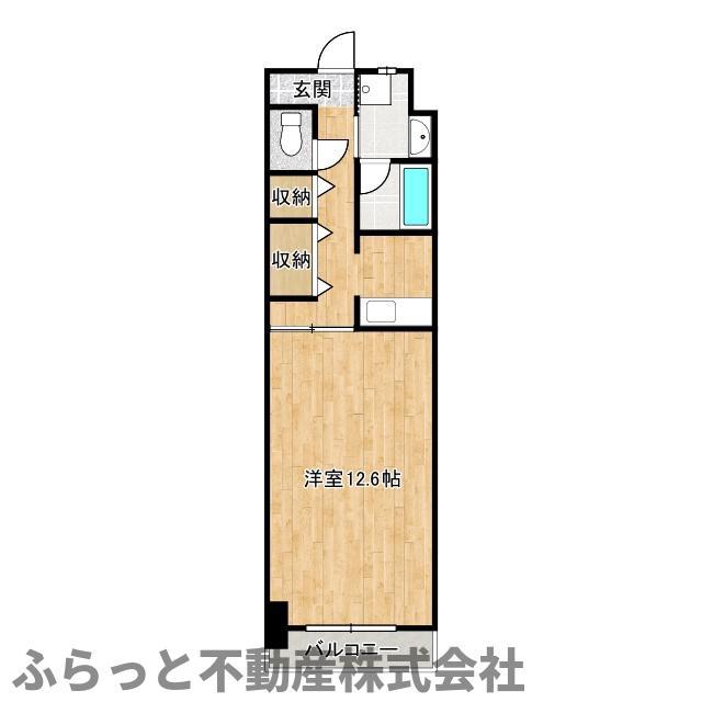 グランドパレスNS-6(1K/4階)の間取り写真