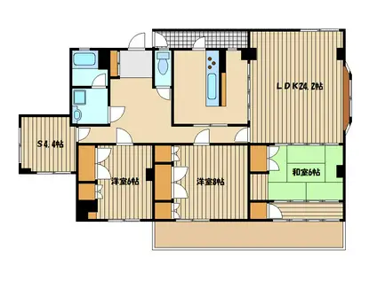 村松ビルII(3SLDK/3階)の間取り写真