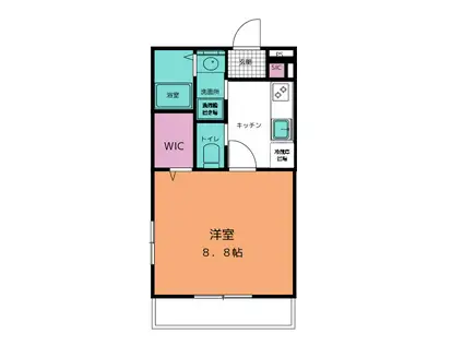 LIBERTA.K(1K/5階)の間取り写真