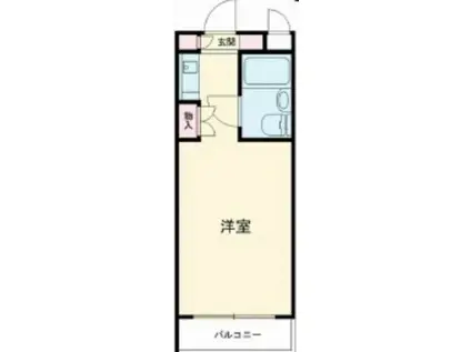 ハーモニーレジデンス大森ウエスト(1K/5階)の間取り写真