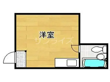 メゾン深江橋(ワンルーム/1階)の間取り写真