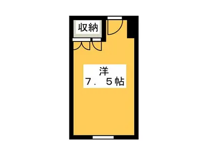 TACHIBANA INN(ワンルーム/3階)の間取り写真