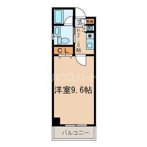 サンモールエイト小石川(1K/8階)の間取り写真