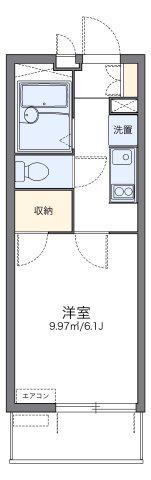 レオパレス元住吉桜下(1K/3階)の間取り写真