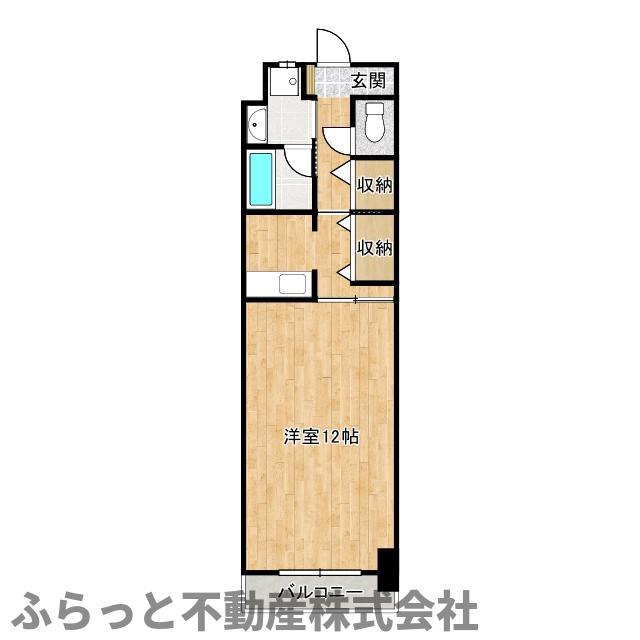 グランドパレスNS-6(1K/4階)の間取り写真