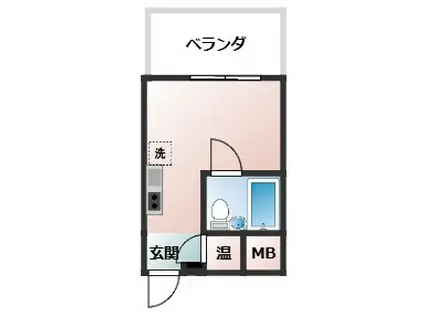 ドミー池袋(ワンルーム/5階)の間取り写真