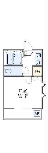 レオパレス 日吉町第1(1K/2階)の間取り写真
